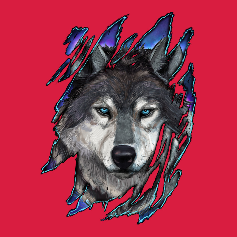 Wolf Scratch Mark Premium Hoodie by RanaPortraitStore | Teevron