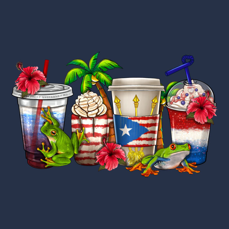 Puerto Rico Coffee Cups Premium Hoodie by texasbilliewilder | Teevron