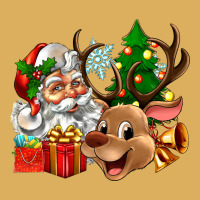 Santa And Reindeer Premium Hoodie | Teevron