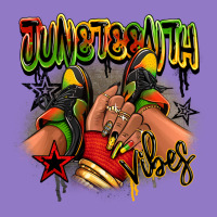 Juneteenth Vibes Black Girl Sneakers Urban Hoodie | Teevron