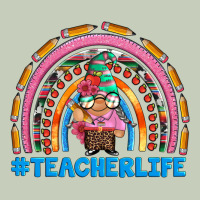 Teacherlife And Teacher Gnome Rainbow Ladies Tee | Teevron