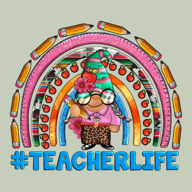 Teacherlife And Teacher Gnome Rainbow Ladies Tee by Artiststas | Teevron
