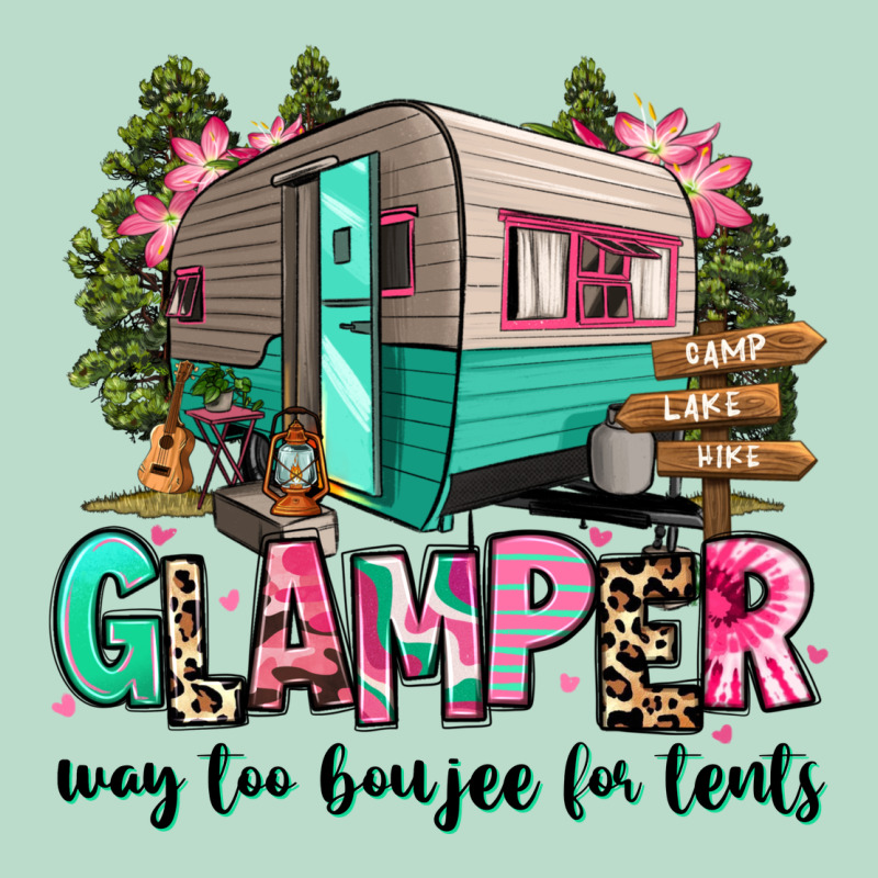 Glamper Way Too Boujee For Tents 2 Premium Hoodie by RanaPortraitStore | Teevron
