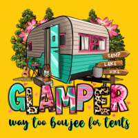Glamper Way Too Boujee For Tents 2 Premium Hoodie | Teevron