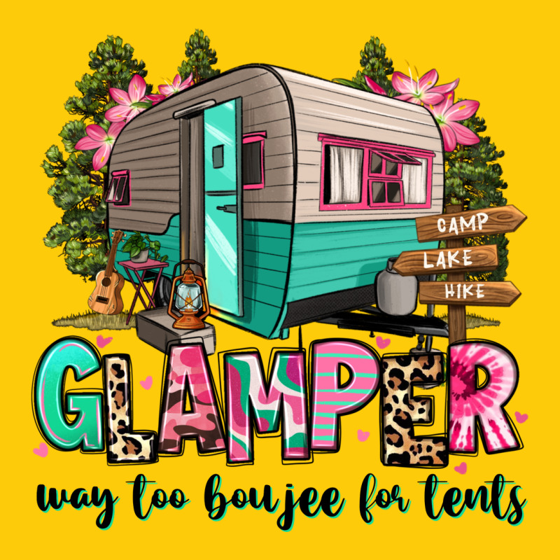 Glamper Way Too Boujee For Tents 2 Premium Hoodie by RanaPortraitStore | Teevron