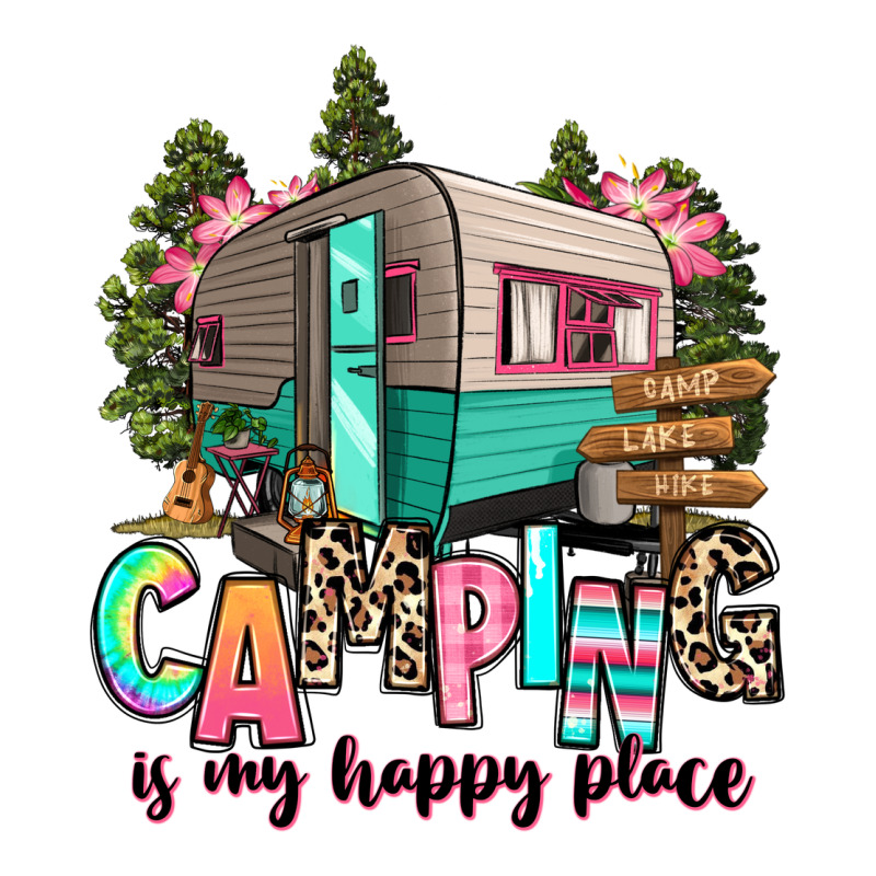 Camping Is My Happy Place Premium Hoodie by RanaPortraitStore | Teevron