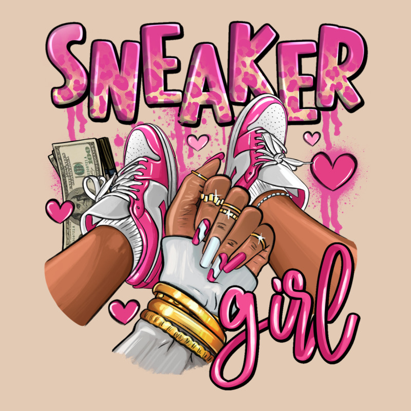 Pink And White Sneaker Girl Urban Hoodie by RanaPortraitStore | Teevron