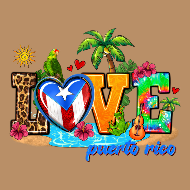 Love Puerto Rico Vintage Hoodie by AdoDesignShop | Teevron