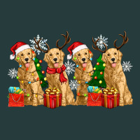 Golden Dogs With Christmas Premium Hoodie | Teevron