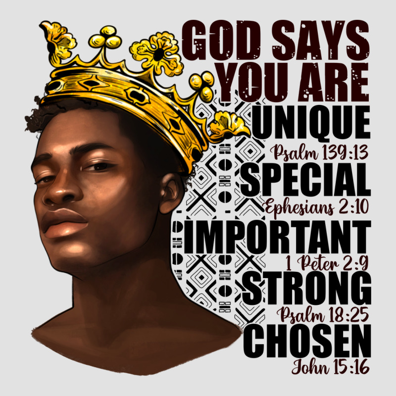 Afro Man God Says You Are Premium Hoodie by texasbilliewilder | Teevron