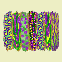 Mardi Gras Leopard Beads Brushstrokes Urban Hoodie | Teevron