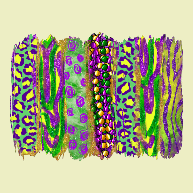 Mardi Gras Leopard Beads Brushstrokes Urban Hoodie by RanaPortraitStore | Teevron
