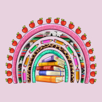 Teacher Pen Apple Books Rainbow Ladies Tee | Teevron