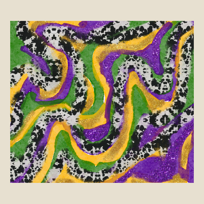 Mardi Gras Cowhide Urban Hoodie by RanaPortraitStore | Teevron