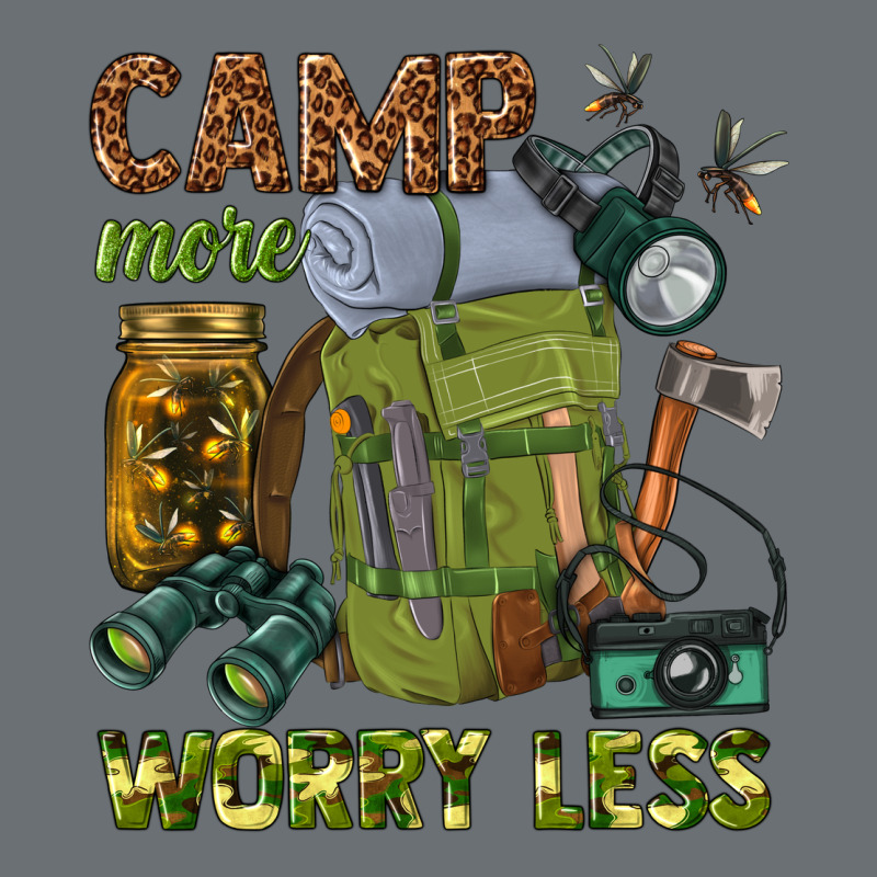 Camp More Worry Less Premium Hoodie by texasbilliewilder | Teevron