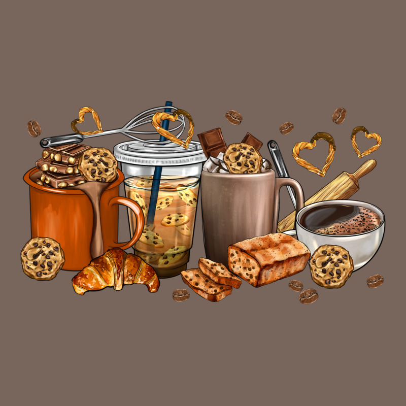Cookie Coffee Cups Premium Hoodie by texasbilliewilder | Teevron