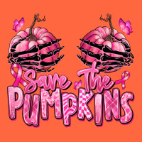 Save The Pumpkins Breast Cancer Premium Hoodie | Teevron