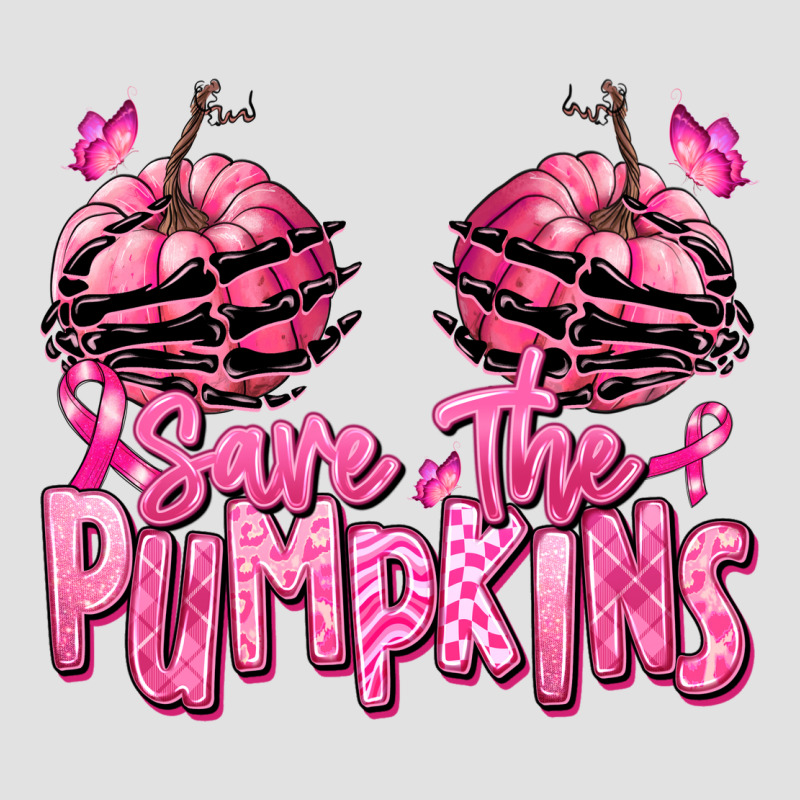 Save The Pumpkins Breast Cancer Premium Hoodie by RanaPortraitStore | Teevron