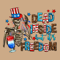 Dead Inside But Its Freedom Vintage Hoodie | Teevron
