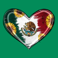 Sunflower Mexican Flag Heart Urban Hoodie | Teevron
