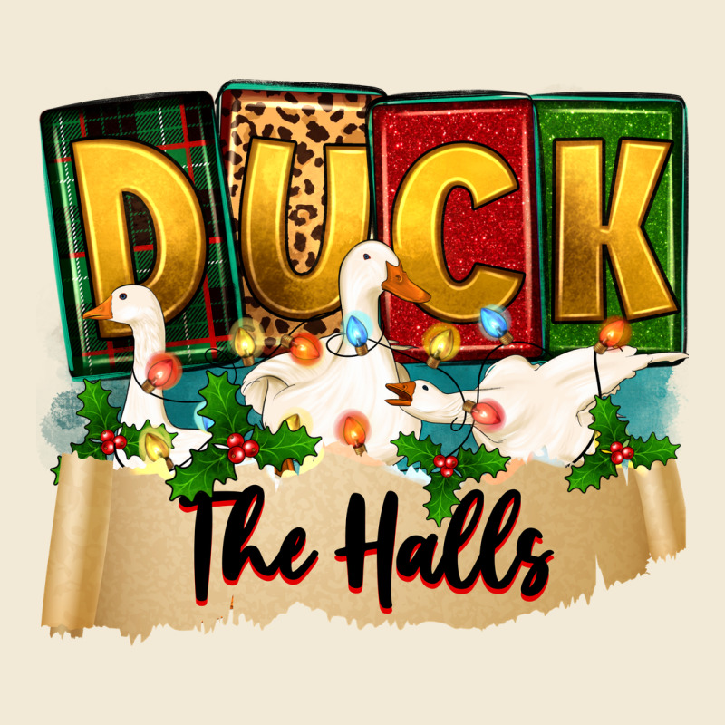 Christmas Duck The Halls Premium Hoodie by Zillion Design Studio | Teevron