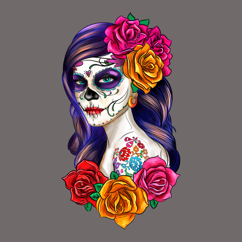 Sugar Skull Girl Urban Hoodie by RanaPortraitStore | Teevron