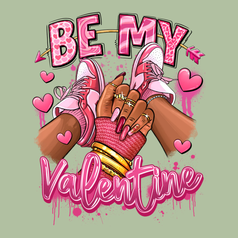 Be My Valentine Afro Girl Sneakers Urban Hoodie by RanaPortraitStore | Teevron