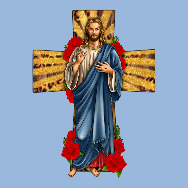 Jesus Christ Cross Premium Hoodie by texasbilliewilder | Teevron