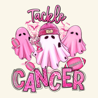 Tackle Cancer Halloween Ghosts American Football Premium Hoodie | Teevron