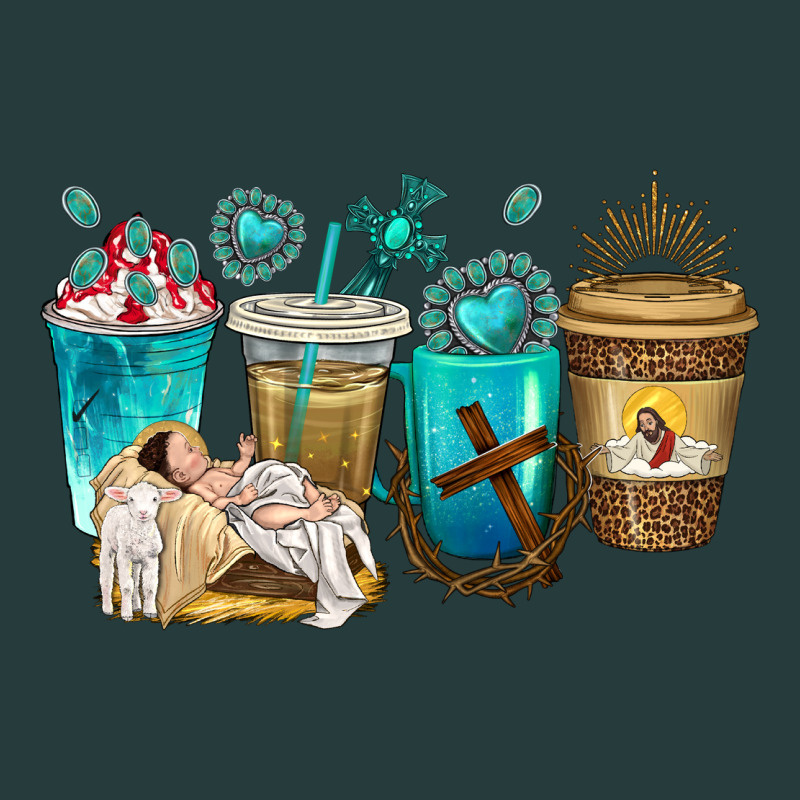 Jesus Coffee Cups Premium Hoodie by texasbilliewilder | Teevron