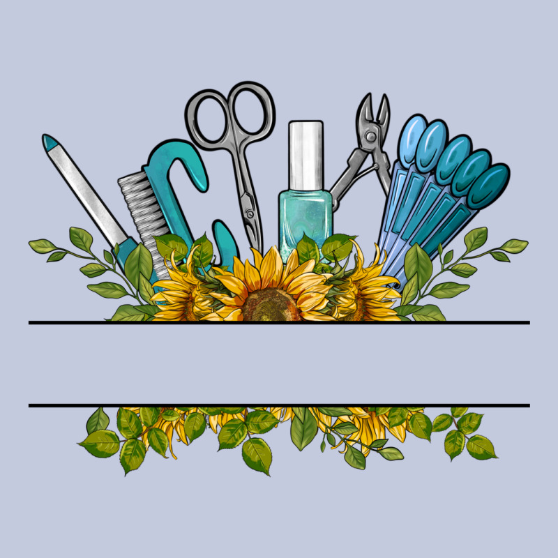 Customize Nail Tools With Sunflower Long Sleeve Tee by BarkalooDesign | Teevron