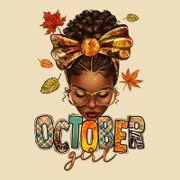October Girl Afro Woman Fall Premium Hoodie | Teevron