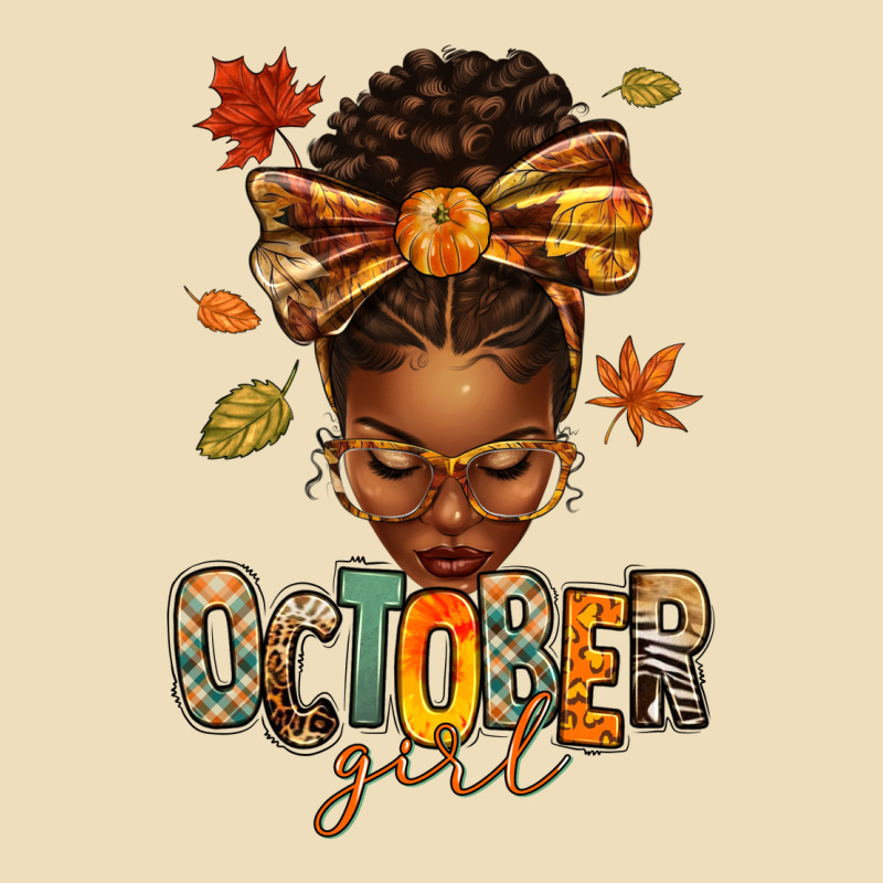 October Girl Afro Woman Fall Premium Hoodie by texasbilliewilder | Teevron