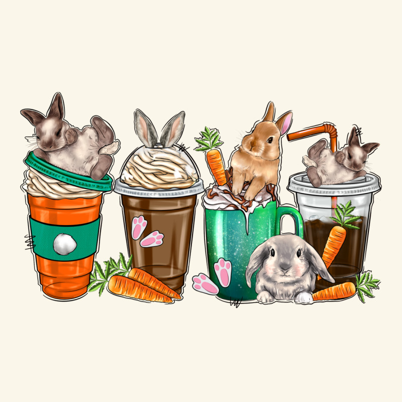 Rabbit Coffee Cups Premium Hoodie by texasbilliewilder | Teevron