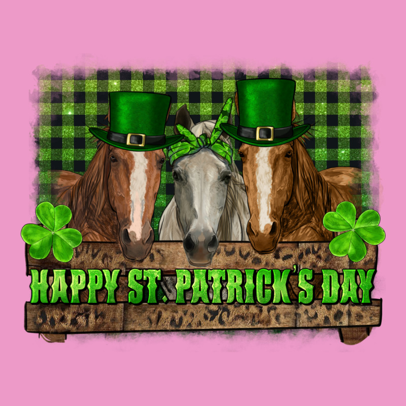 Happy St. Patricks Day Horses With Leprechaun Urban Hoodie by RanaPortraitStore | Teevron