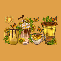 Sunflower Coffee Cups Premium Hoodie | Teevron