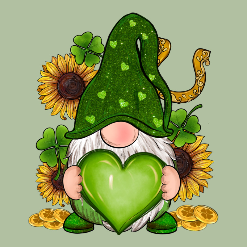 St Patricks Day Shamrock Sunflowers Gnomes Urban Hoodie by RanaPortraitStore | Teevron