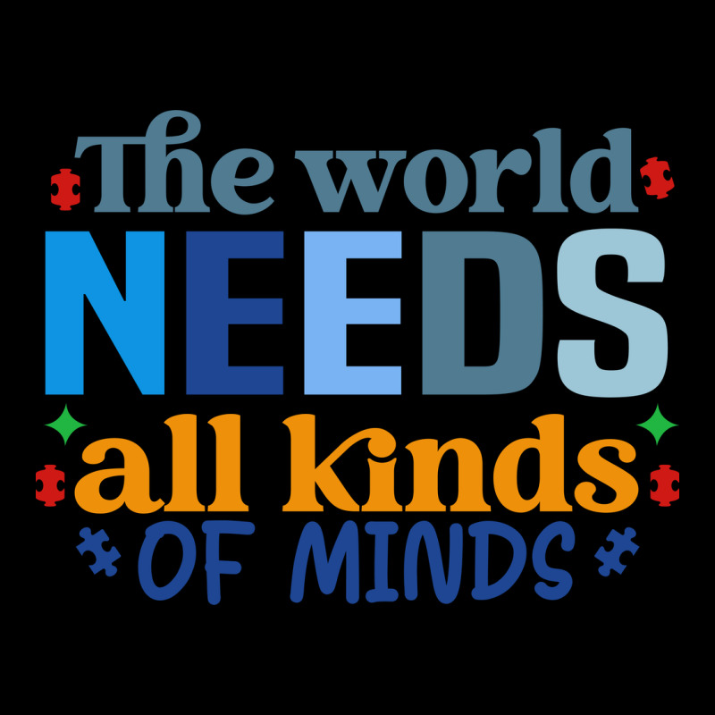 The World Needs All Kinds Of Minds Heavy Core Tee by CowhideDigitalArt | Teevron