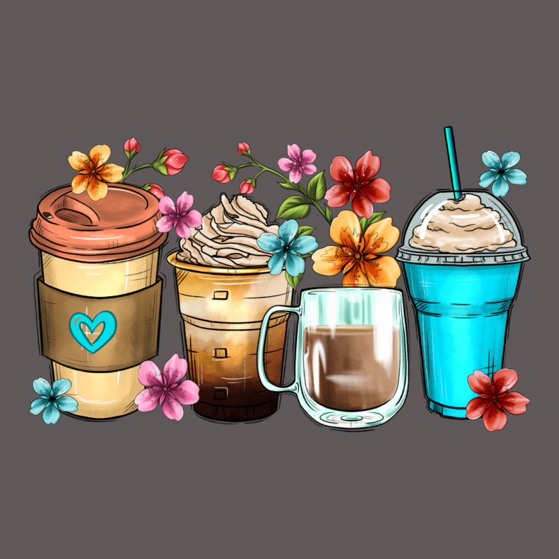 Flowers With Coffee Premium Hoodie by Zillion Design Studio | Teevron
