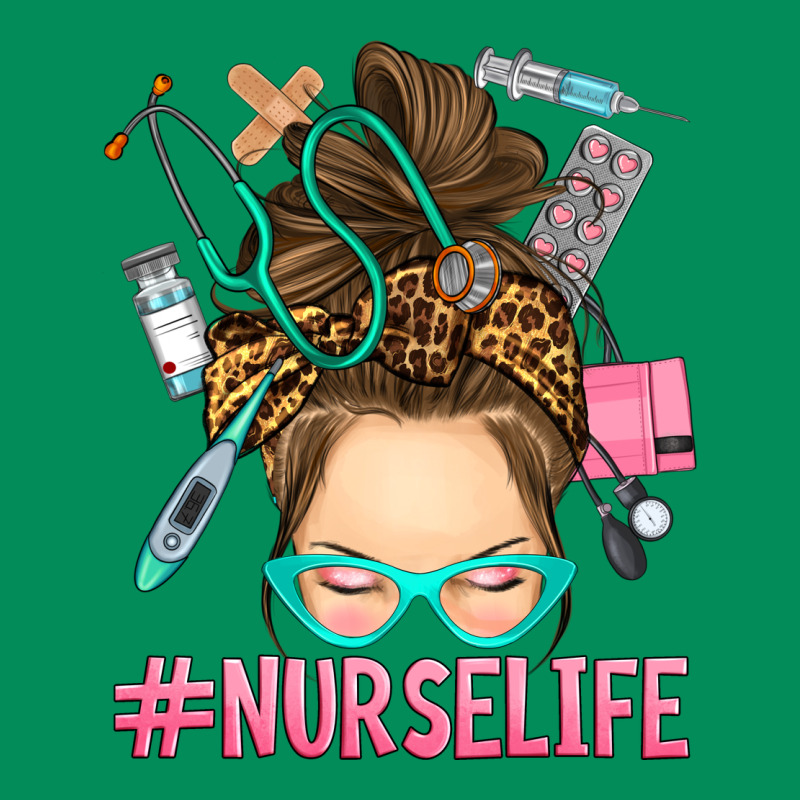 Messy Bun Nurse Life Urban Hoodie by RanaPortraitStore | Teevron