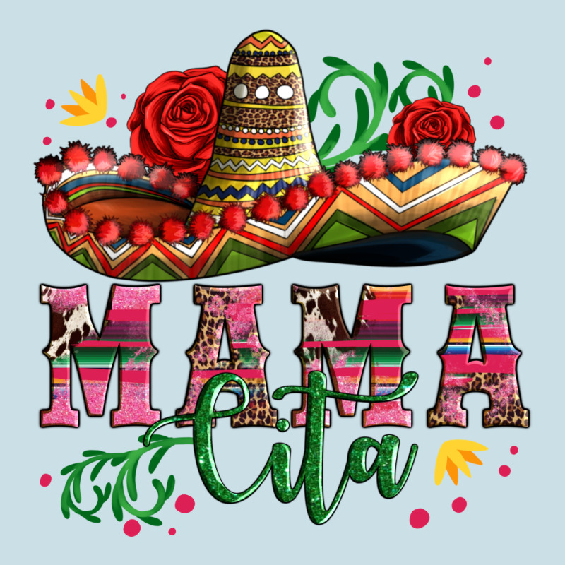 Mama Cita With Sombrero Hat And Roses Ladies Tee by Artiststas | Teevron