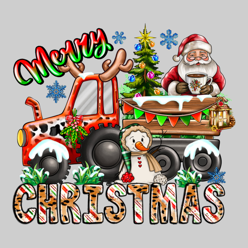 Merry Christmas  Tractor Premium Tee by CowhideDigitalArt | Teevron