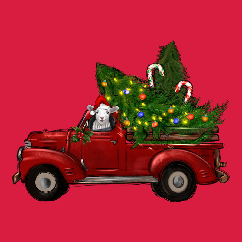 Christmas Farm Truck With Baby Sheep Premium Hoodie by RanaPortraitStore | Teevron