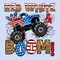 Red White Boom Monster Truck Urban Hoodie | Teevron