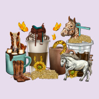 Coffee Cups Horses Premium Hoodie | Teevron
