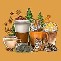 Coffee Cups Tiger With Coffee Beans Premium Hoodie | Teevron