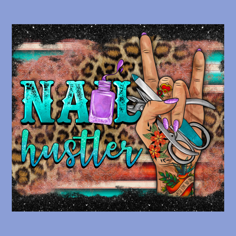 Nail Hustler Tumbler Long Sleeve Tee by BarkalooDesign | Teevron