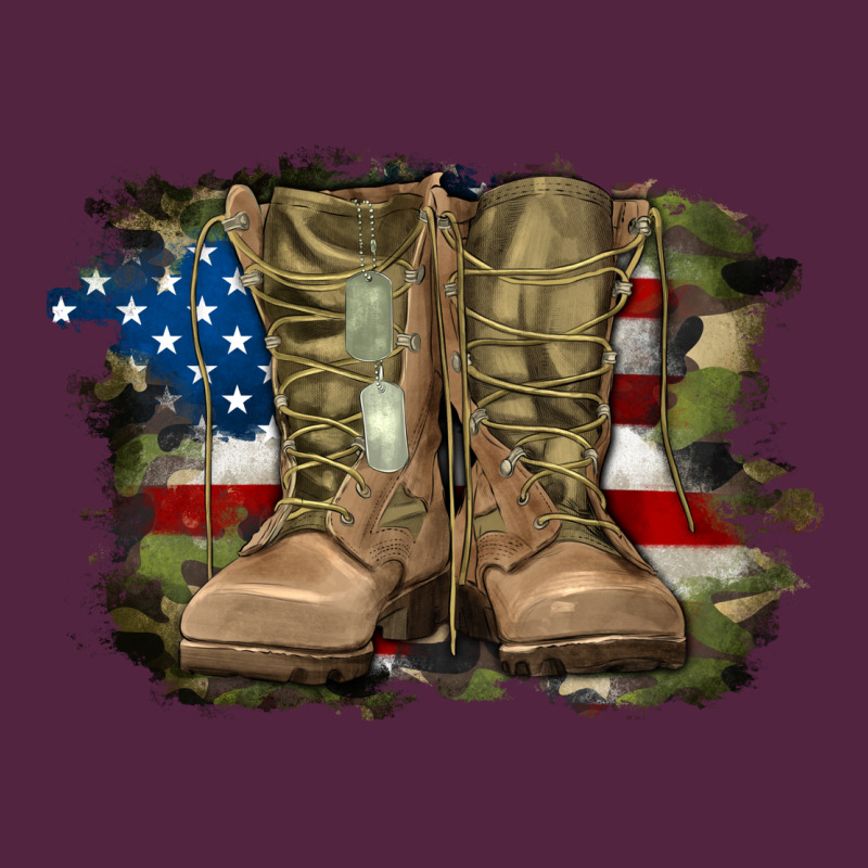 American Flag With Army Boots Urban Hoodie by RanaPortraitStore | Teevron