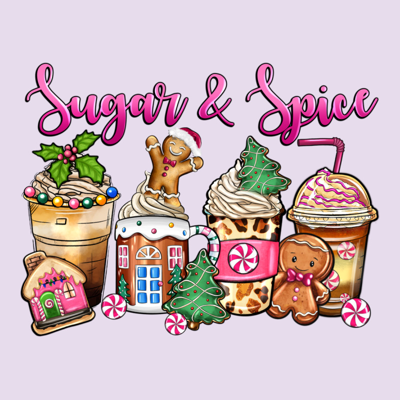 Sugar And Spice Pink Gingerbread Coffee Cups Premium Hoodie by Zillion Design Studio | Teevron