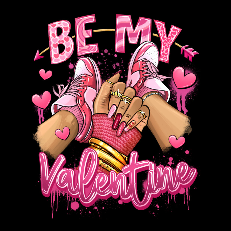 Be My Valentine Light Skinned Girl Sneakers Urban Hoodie by RanaPortraitStore | Teevron